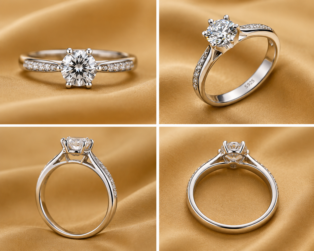 Bague de luxe en argent